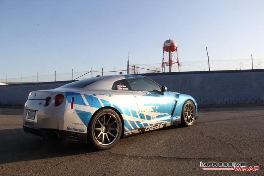  Nissan GT-R by Impressive Wrap 2016 года  (фото 7 из 9)